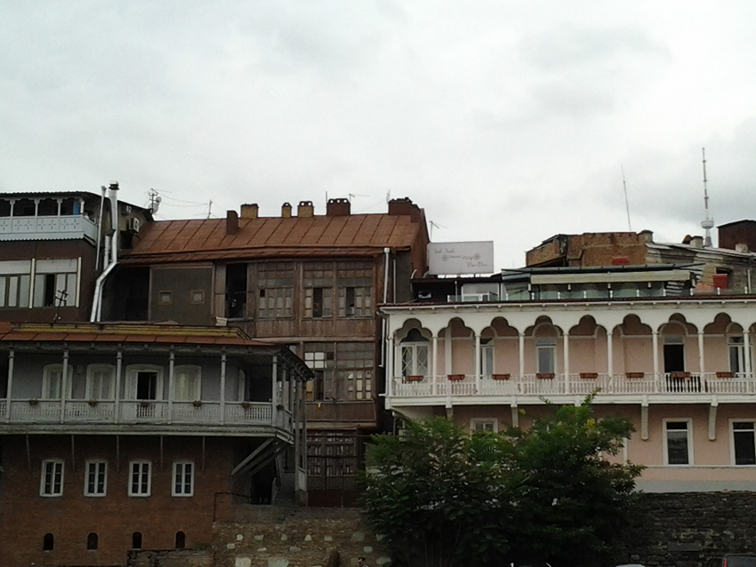 Tbilisi fa�ade vieux quartier